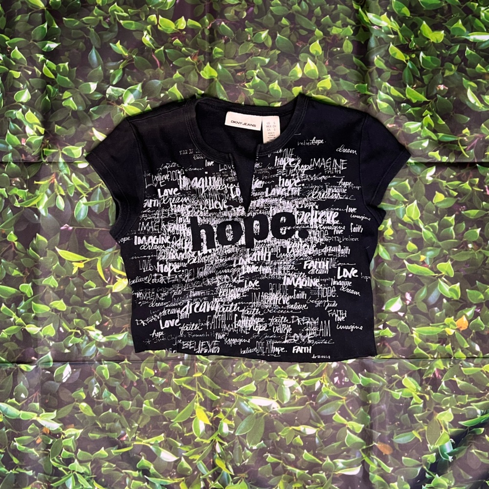 DKNY Cropped Tee